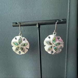Sterling silver, silver dollar earrings